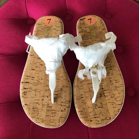 Michael Kors Shoes - Michael Kors MK Charm Jelly PVC Flip Flop Sandal